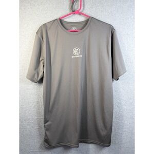 Waterman Shirt Mens Large Gray Quick Dry Moisture Wicking Performance Tee Top